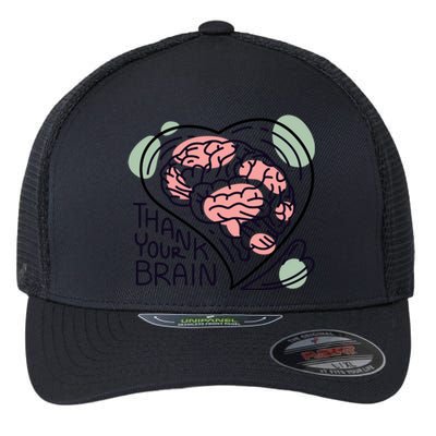 Thank Your Brain Mental Health Flexfit Unipanel Trucker Cap