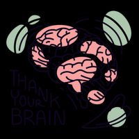 Thank Your Brain Mental Health Cooling Performance Crew T-Shirt