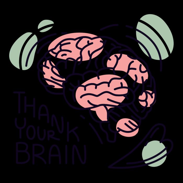 Thank Your Brain Mental Health Sustainable Bucket Hat