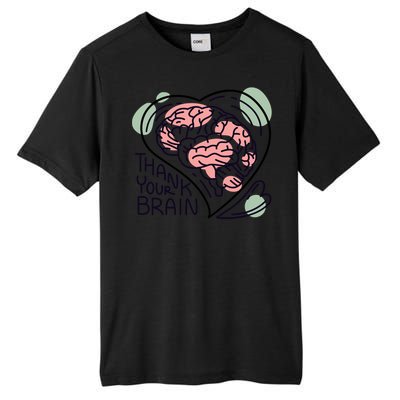 Thank Your Brain Mental Health Tall Fusion ChromaSoft Performance T-Shirt