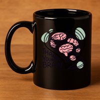 Thank Your Brain Mental Health 11oz C Handle Ceramic Mug