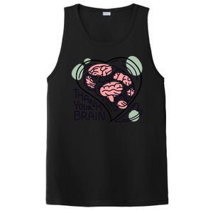 Thank Your Brain Mental Health PosiCharge Competitor Tank