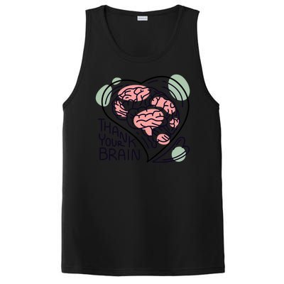 Thank Your Brain Mental Health PosiCharge Competitor Tank