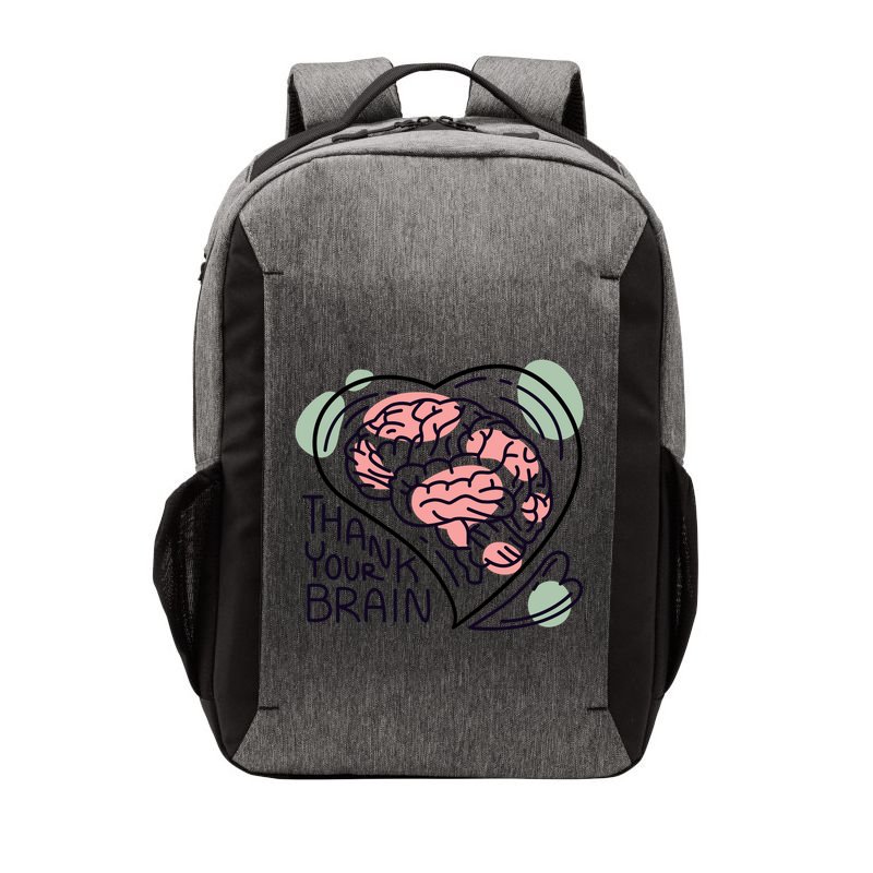 Thank Your Brain Mental Health Vector Backpack