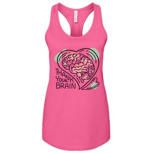 Thank Your Brain Mental Health Women's Racerback Tank