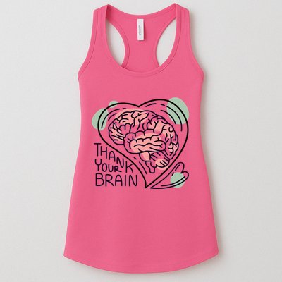 Thank Your Brain Mental Health Womens Tank Top