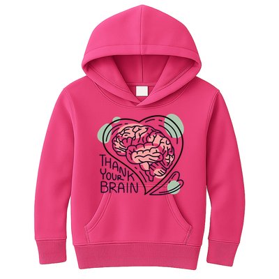 Thank Your Brain Mental Health Kids Hoodie
