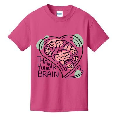 Thank Your Brain Mental Health Kids T-Shirt
