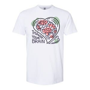 Thank Your Brain Mental Health Softstyle CVC T-Shirt