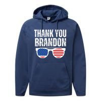 Thank You Brandon Performance Fleece Hoodie