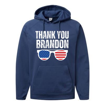 Thank You Brandon Performance Fleece Hoodie