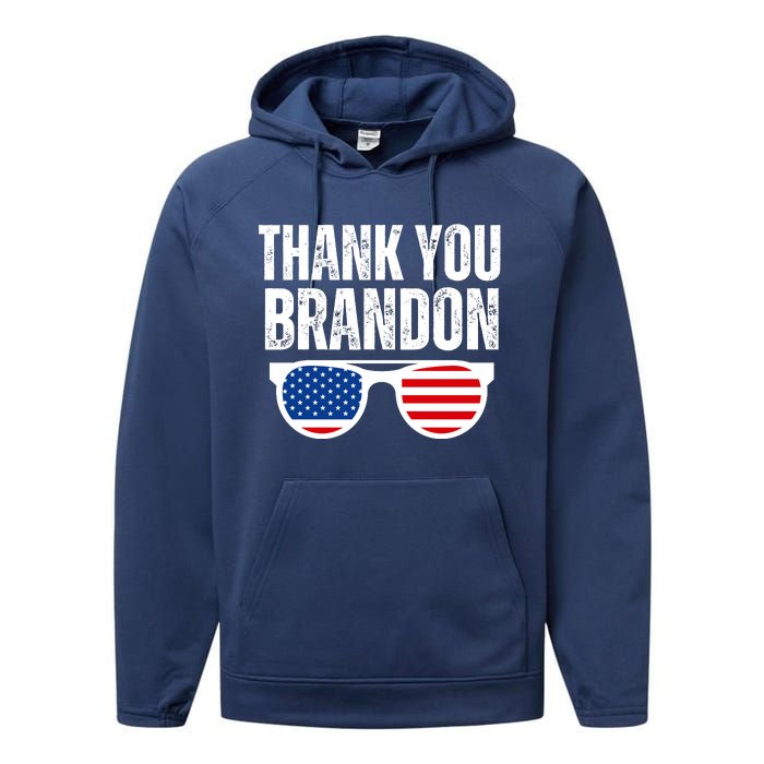 Thank You Brandon Performance Fleece Hoodie