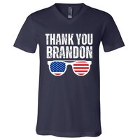 Thank You Brandon V-Neck T-Shirt