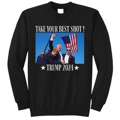 Take Your Best Shot Trump Shot Sweatshirt