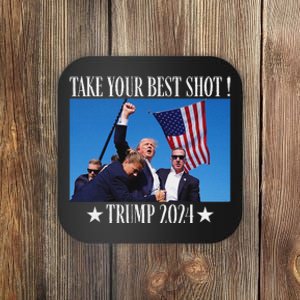 Take Your Best Shot Trump Shot Coaster