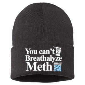 Theclassy You CanT Breathalyze Meth Sustainable Knit Beanie