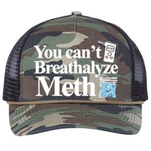 Theclassy You CanT Breathalyze Meth Retro Rope Trucker Hat Cap