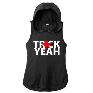 Truck Yeah Candian Ladies PosiCharge Tri-Blend Wicking Draft Hoodie Tank