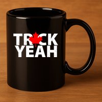 Truck Yeah Candian 11oz C Handle Ceramic Mug