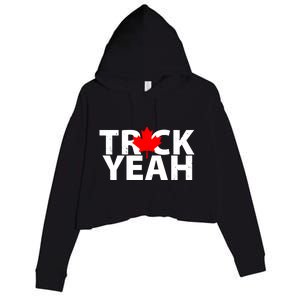 Truck Yeah Candian Crop Fleece Hoodie