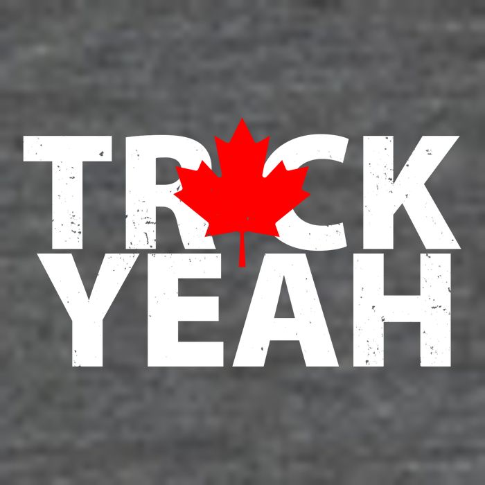Truck Yeah Candian 7 Panel Mesh Trucker Snapback Hat