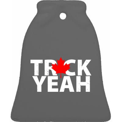 Truck Yeah Candian Ceramic Bell Ornament