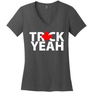 Truck Yeah Candian Women's V-Neck T-Shirt