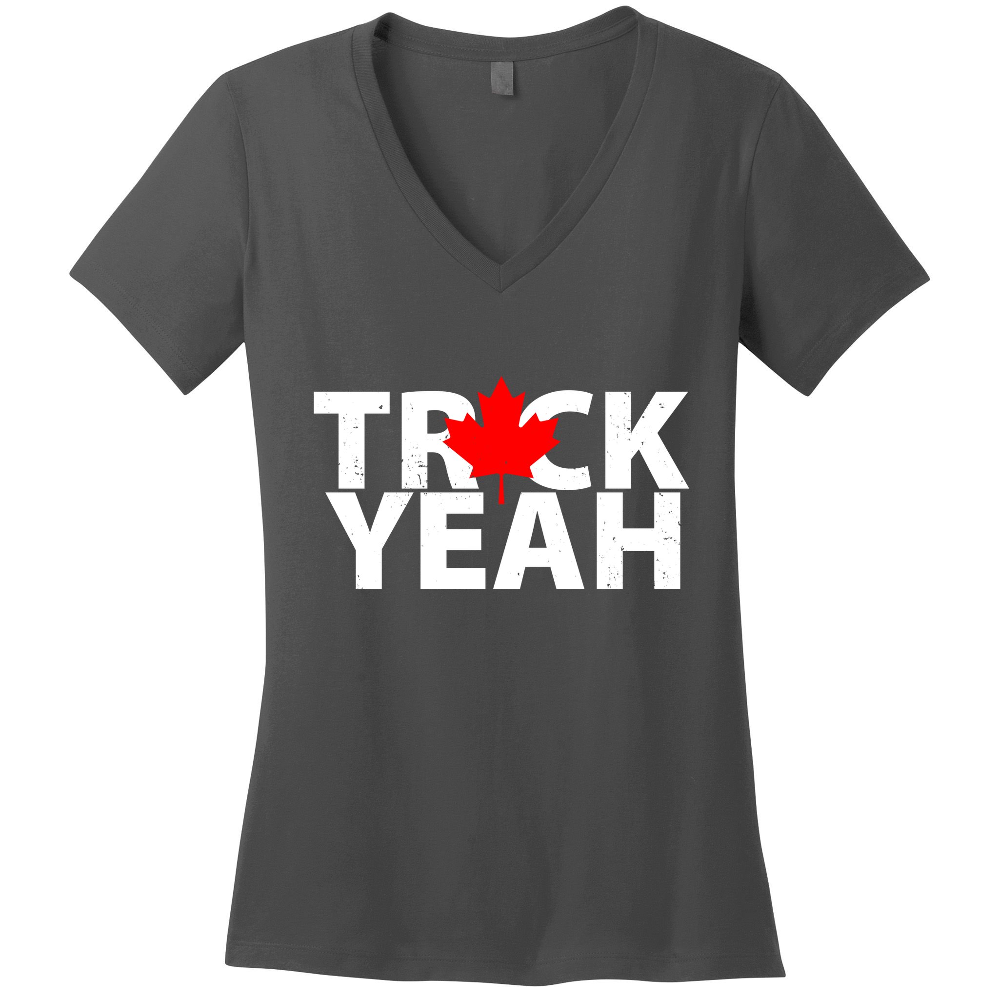 Truck Yeah Candian Women's V-Neck T-Shirt