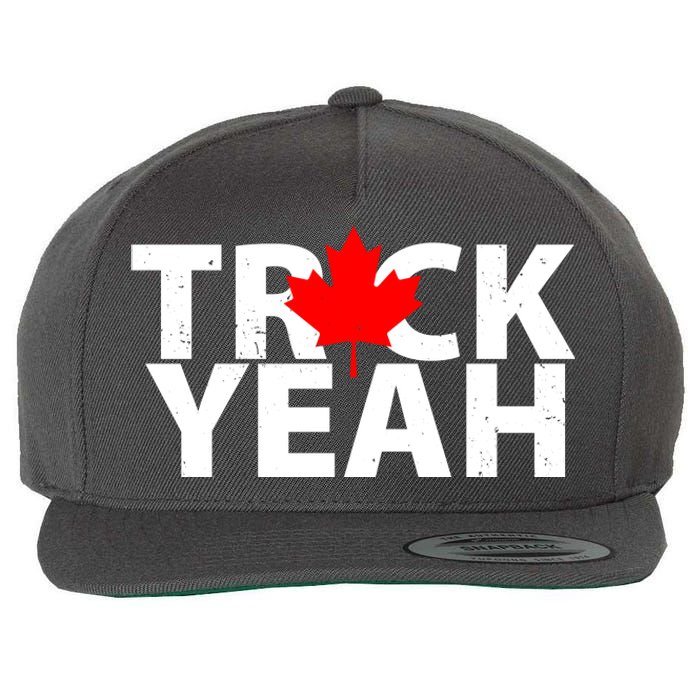 Truck Yeah Candian Wool Snapback Cap