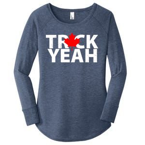 Truck Yeah Candian Women's Perfect Tri Tunic Long Sleeve Shirt