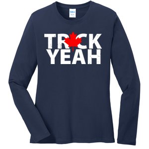 Truck Yeah Candian Ladies Long Sleeve Shirt