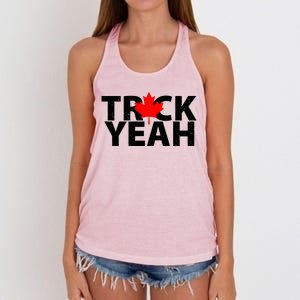 Truck Yeah Candian Women's Knotted Racerback Tank