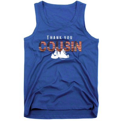 Thank You Cousin Veteran Day Great Gift Tank Top