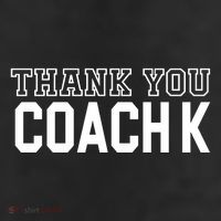 Thank You Coach K Basketball Trucker Hat