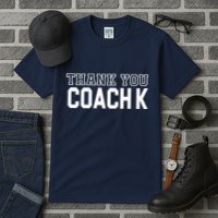 Thank You Coach K Basketball Tall T-Shirt