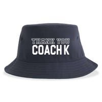 Thank You Coach K Basketball Sustainable Bucket Hat
