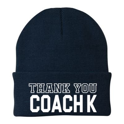 Thank You Coach K Basketball Beanie