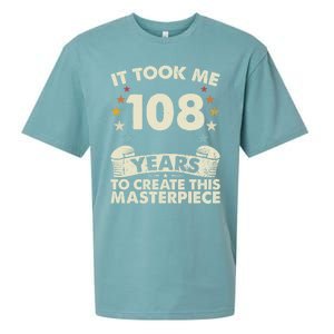 Took Years Create Masterpiece Gift 108 Year Old 108th Birthday Gift Sueded Cloud Jersey T-Shirt