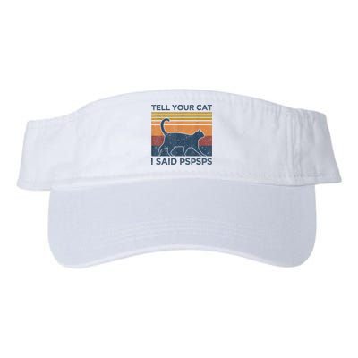 Tell Your Cat I Said Pspsps Cat Lover Vintage Visor