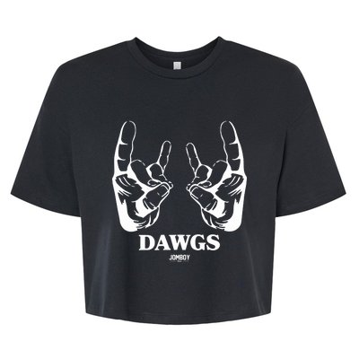 Talkin Yanks Dawg Comfort Colors Bella+Canvas Jersey Crop Tee