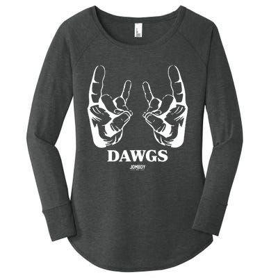 Talkin Yanks Dawg Comfort Colors Women's Perfect Tri Tunic Long Sleeve Shirt