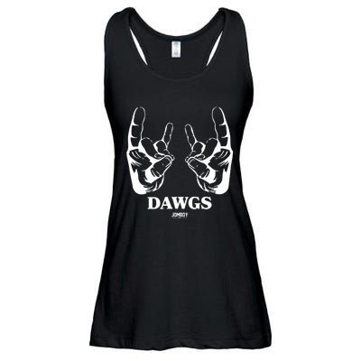 Talkin Yanks Dawg Comfort Colors Ladies Essential Flowy Tank