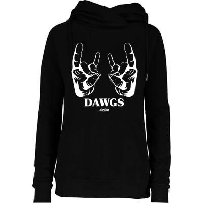 Talkin Yanks Dawg Comfort Colors Womens Funnel Neck Pullover Hood