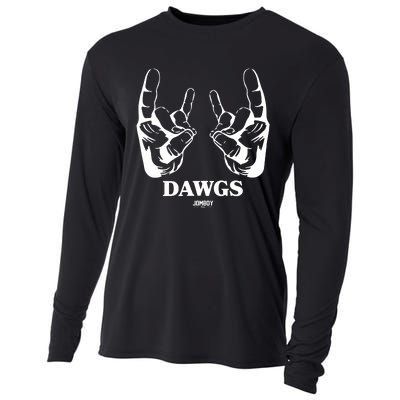 Talkin Yanks Dawg Comfort Colors Cooling Performance Long Sleeve Crew