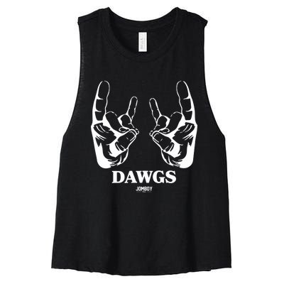 Talkin Yanks Dawg Comfort Colors Women's Racerback Cropped Tank