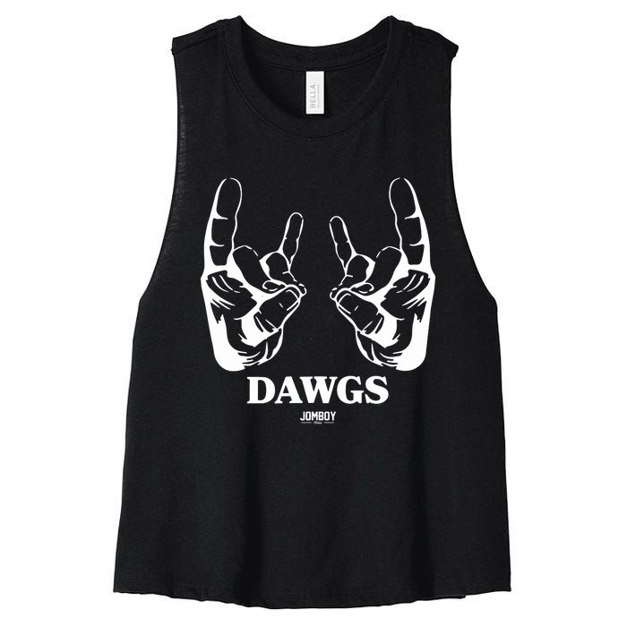 Talkin Yanks Dawg Comfort Colors Women's Racerback Cropped Tank