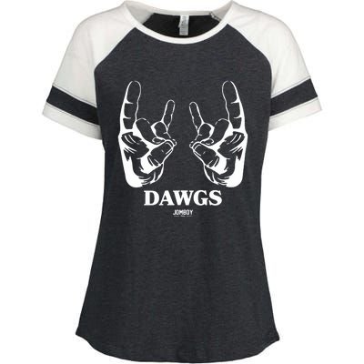 Talkin Yanks Dawg Comfort Colors Enza Ladies Jersey Colorblock Tee