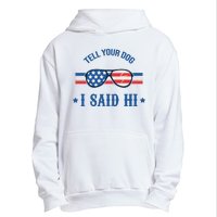 Tell Your Dog I Said Hi Funny USA Retro Shades Urban Pullover Hoodie