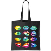 Tye Dye Colorful Hippy Lips Bag