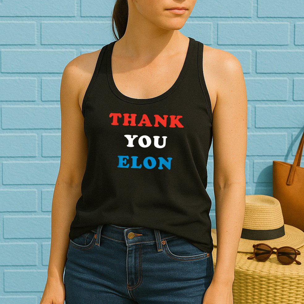 Thank You Elon Womens Tank Top